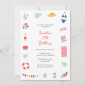 Pool-Party Einladung (Vorderseite)