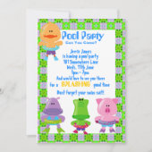 POOL-PARTY EINLADUNG (Vorderseite)