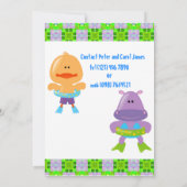 POOL-PARTY EINLADUNG (Rückseite)