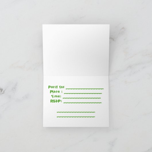 Pool-Party! Einladung (Innenseite)