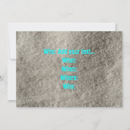 Pool-Party Einladung (Rückseite)