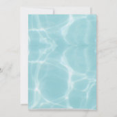 Pool-Party Einladung (Rückseite)