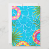 Pool-Party Einladung (Rückseite)