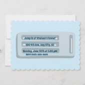 Pool-Party Einladung (Rückseite)