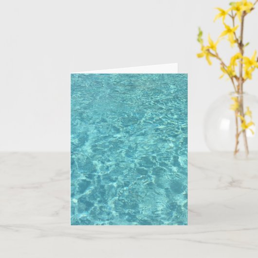 Pool-Party Einladung (Gelbe Blume)