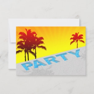 Pool-Party Einladung