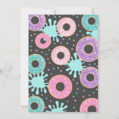 Pool Party Einladung Dunk und Donuts Pool Party (Rückseite)