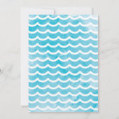 Pool-Party Einladung, Pool Bash Geburtstag einlade Einladung (Rückseite)