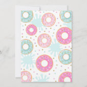 Pool-Party Einladung tauchen und (Rückseite)