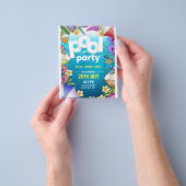 Pool-Party Einladung zum Geburtstag, Party im Somm Flyer (Gruppe)