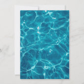 Pool-Party | Einladung zur Tropischen Geburtstagsp (Rückseite)