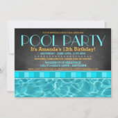 Pool-Party Einladungen (Vorderseite)