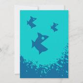 Pool-Party Einladungen | Gewohnheit lädt ein (Rückseite)