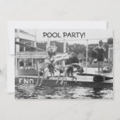 Pool Party Einladungen - SPIELEN Sie nicht im Pool (Vorderseite)
