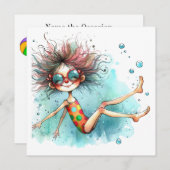 Pool Party, etc. Einladung (Vorne/Hinten)