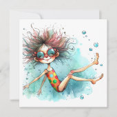 Pool Party, etc. Einladung (Vorderseite)