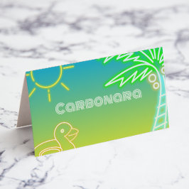 Pool Party Food Label