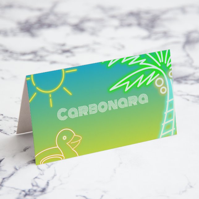 Pool Party Food Label (Pool Party Food Label)