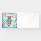 Pool Party for Cat Lovers Banner (Horizontal)