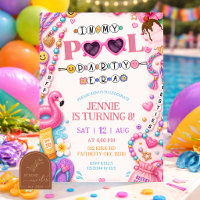 Pool Party Freundschaftsarmband Geburtstag