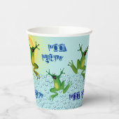 Pool Party Frogs Pappbecher (Links)