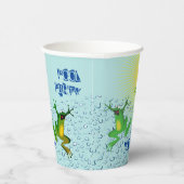 Pool Party Frogs Pappbecher (Rechts)