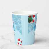 Pool Party fun Summer Birthday Pappbecher (Rechts)