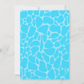 Pool-Party | Geburtstag schwimmen Einladung (Rückseite)