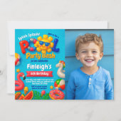 Pool Party Geburtstagseinladung Einladung (Vorderseite)