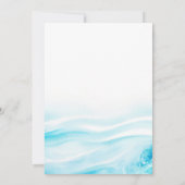 Pool Party Geburtstagseinladung Einladung (Rückseite)