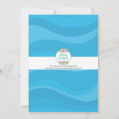 Pool Party Geburtstagseinladung Einladung (Rückseite)