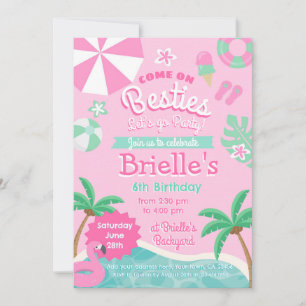 Pool Party Geburtstagseinladung Einladung