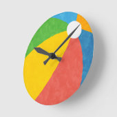 Pool Party Geburtstagsfavoriten Runde Wanduhr (Winkel)