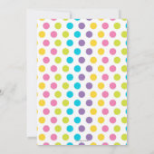 Pool Party Geburtstagsfeierlichkeiten Girls Einladung (Rückseite)