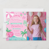 Pool Party Geburtstagsparty Einladung (Vorderseite)