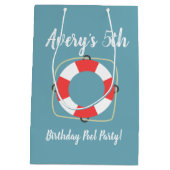 Pool Party Gift Party Bags Mittlere Geschenktüte (Rückseite)