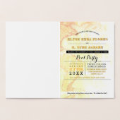 Pool Party Gold Foil Passport Folienkarte (Innenseite)