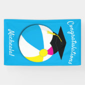 Pool Party Graduation Party Banner (Horizontal)