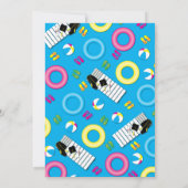 Pool Party Graduation Party Einladung (Rückseite)