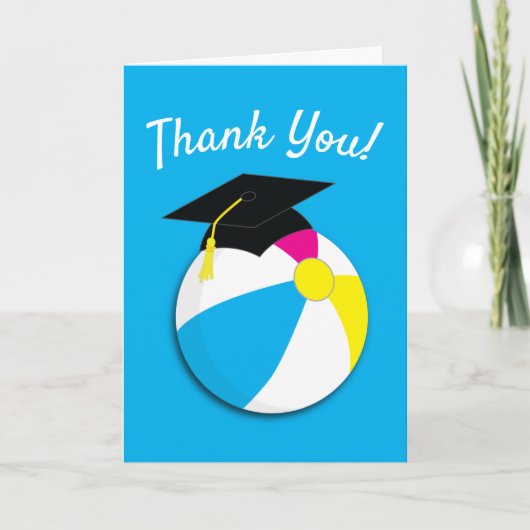 Pool Party Graduation Party Karte (Vorderseite)