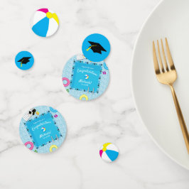 Pool Party Graduation Party Konfetti