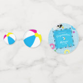 Pool Party Graduation Party Konfetti (Vorderseiten)