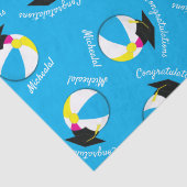 Pool Party Graduation Party Seidenpapier (Detail)