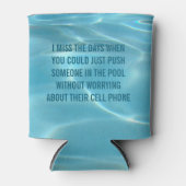 Pool-Party humorvoll Dosenkühler (Vorderseite)