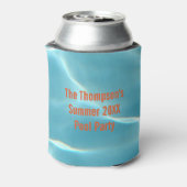 Pool-Party humorvoll Dosenkühler (Kanne Rückseite)