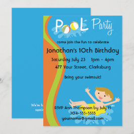 Pool-Party-JungeRedhead Einladung