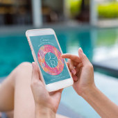 Pool Party Junggeselinnen-Abschied Einladung