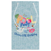 Pool-Party Kleine Geschenktüte (Rückseite)