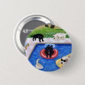 Pool-Party Labradors Button (Vorne & Hinten)