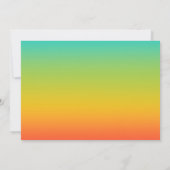 Pool Party - Landschaft Einladung (Rückseite)